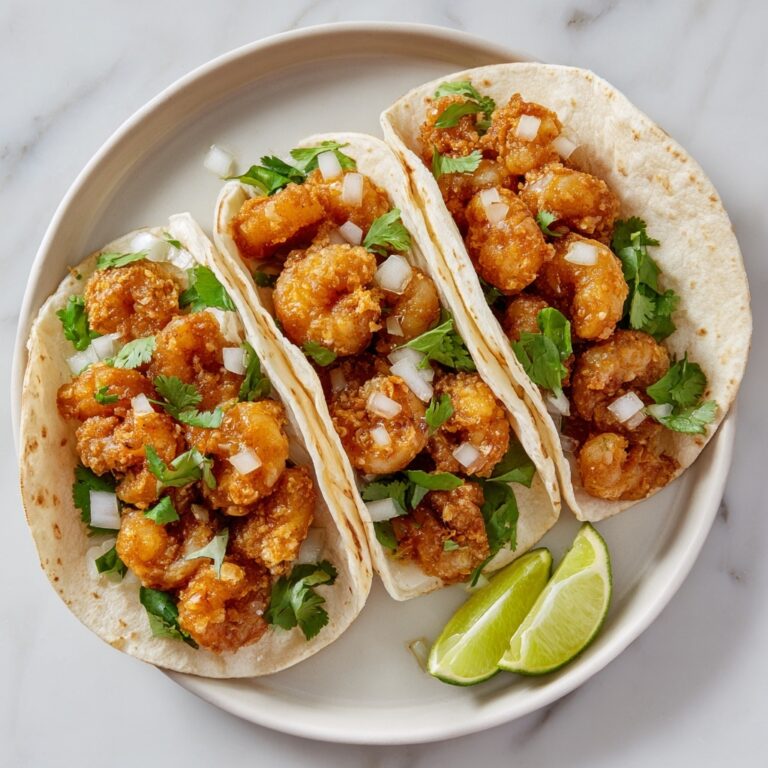 Coconut Shrimp Tacos with Habanero Lime Butter Recipe