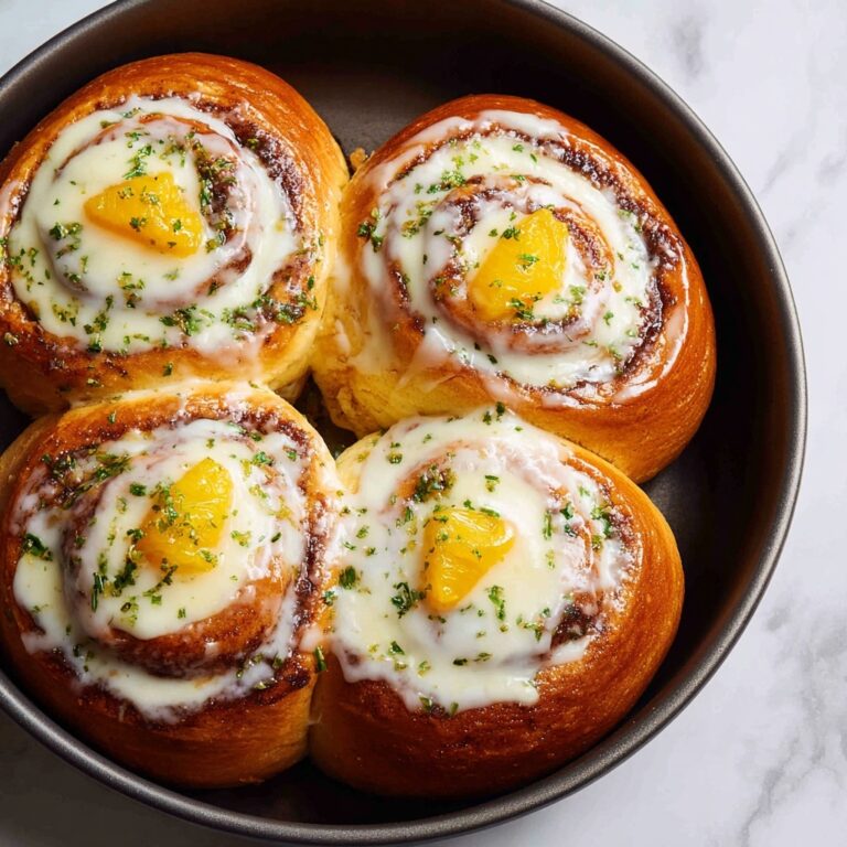 Peachy Cinnamon Rolls Recipe