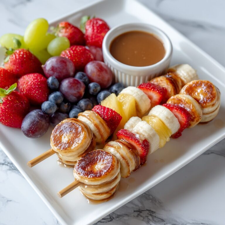 Breakfast Kabobs with Maple Fruit Dip Recipe