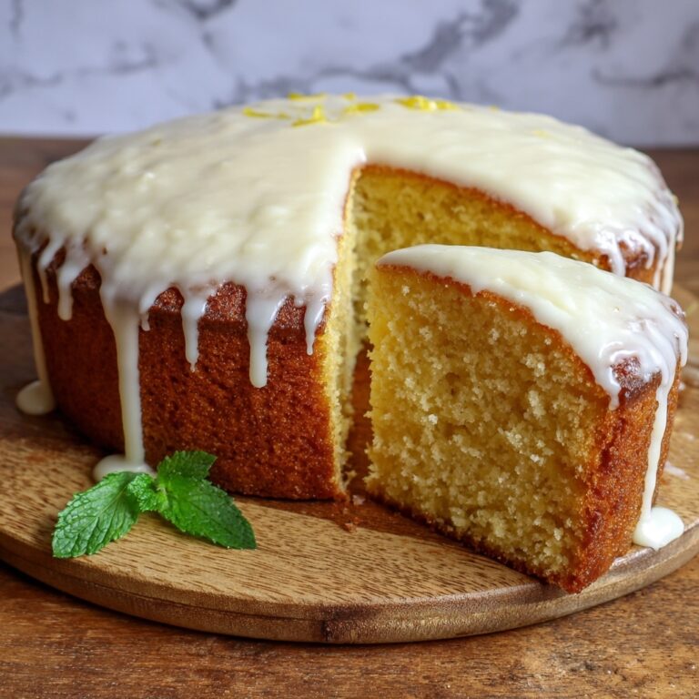 Carrot Pound Cake with Cream Cheese Glaze Recipe