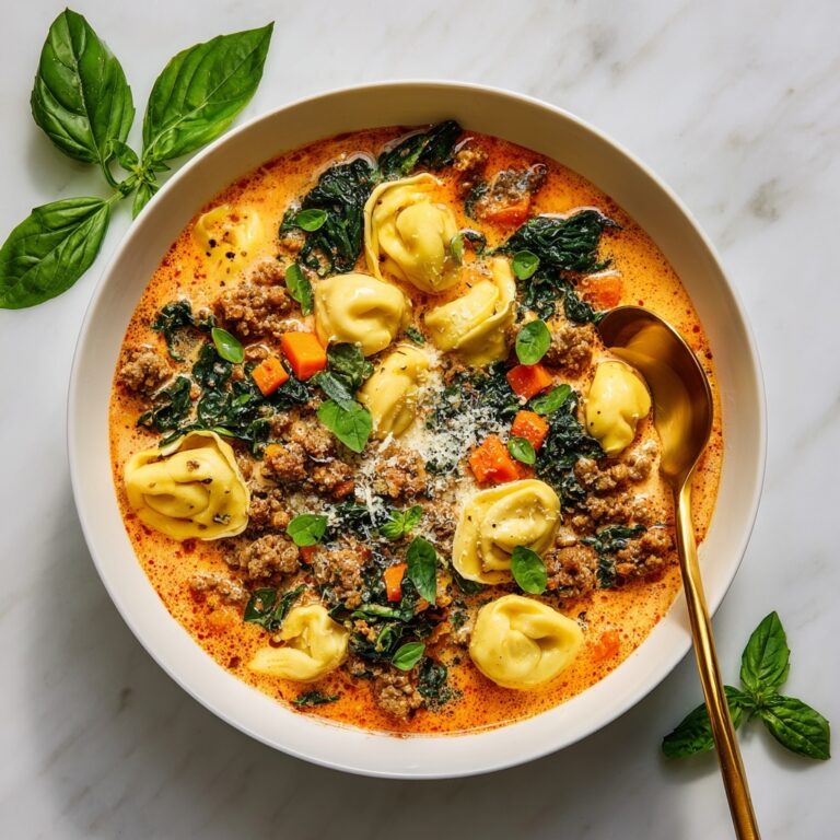 Crockpot Sausage Tortellini Soup Recipe