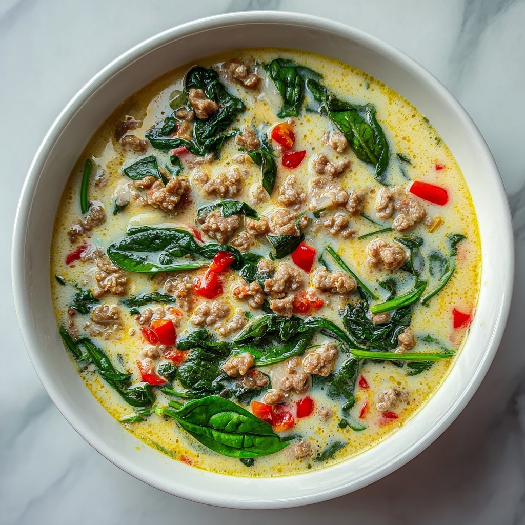 Delicious Parmesan Beef Sausage Ditalini Soup Recipe - Recipe Image