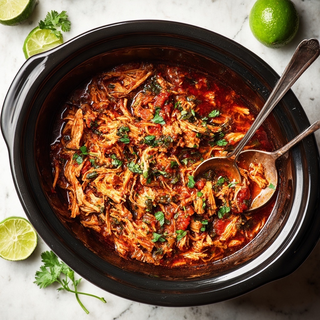 Crockpot Salsa Chicken Recipe - Recipe Image