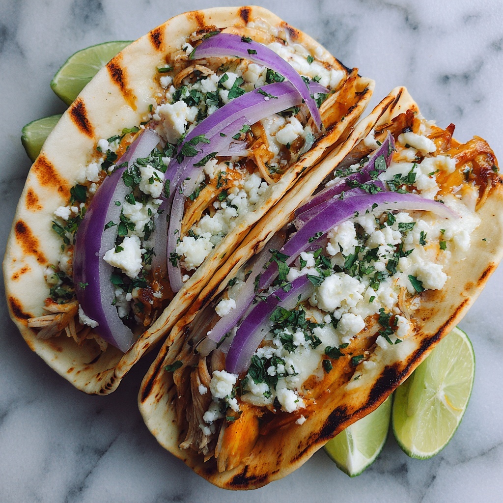 Sticky Lime Honey Chicken Tacos Recipe - Recipe Image