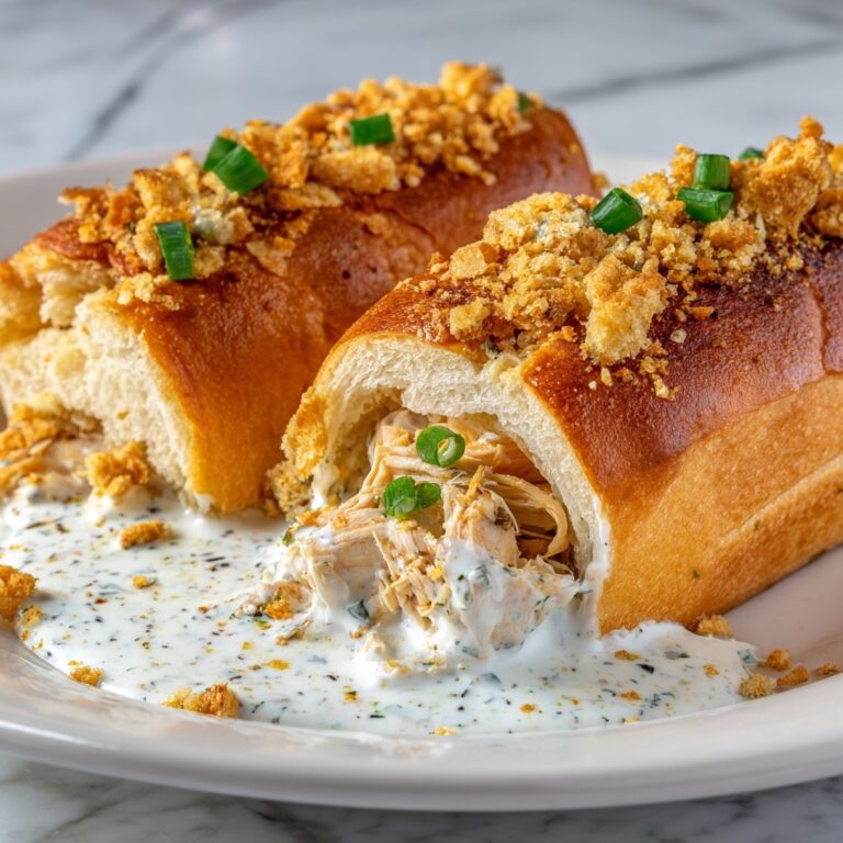 Chicken Pillows with Creamy Parmesan Sauce Recipe