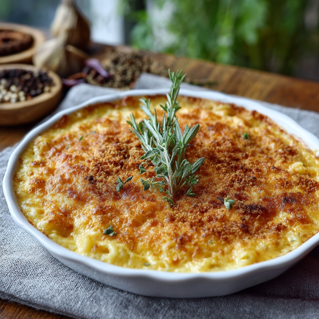Southern Baked Macaroni and Cheese Recipe - Recipe Image