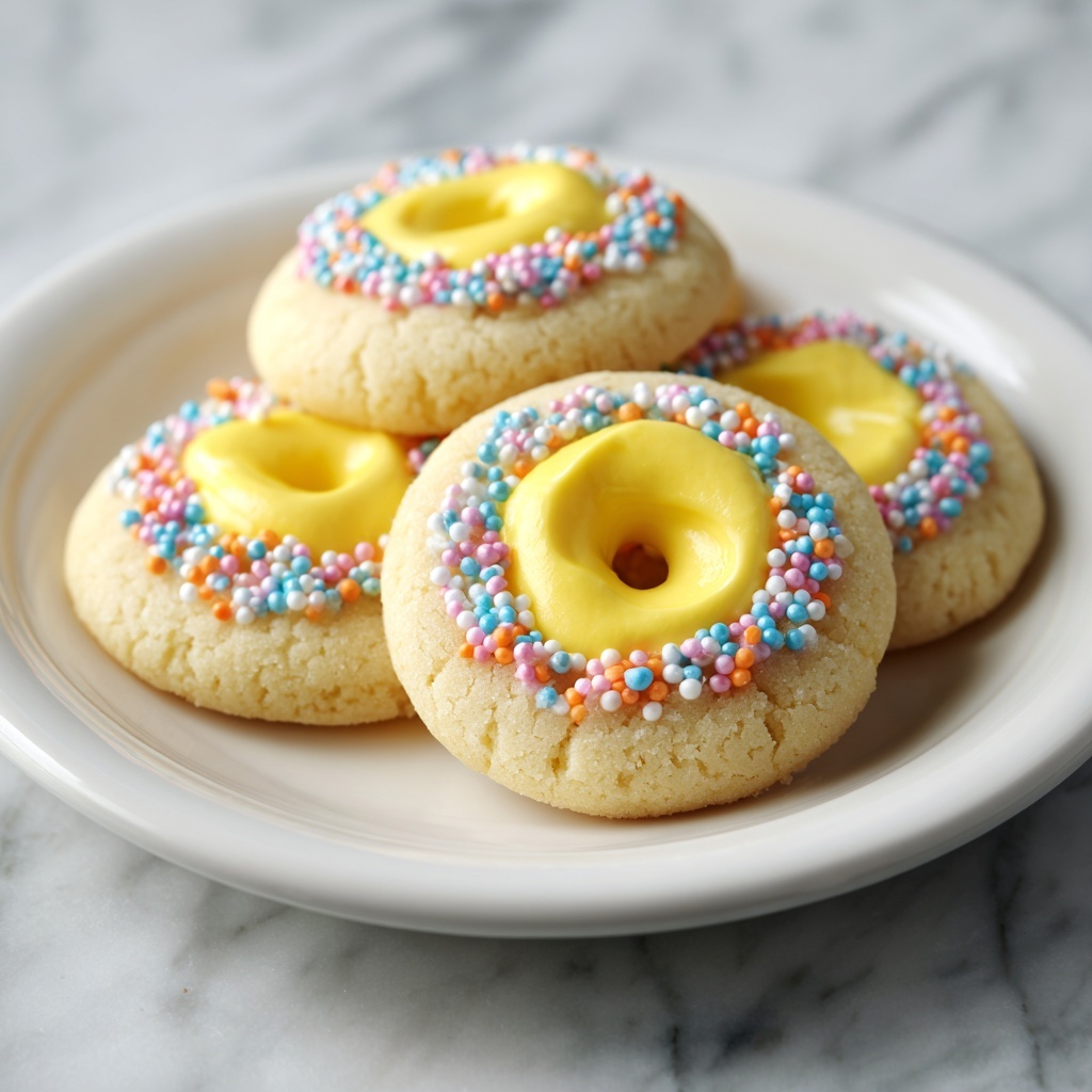 Easter Thumbprint Cookies Recipe - Recipe Image
