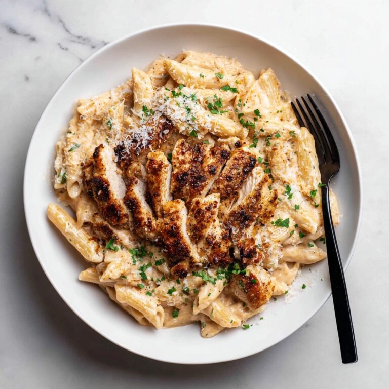 Garlic Parmesan Chicken and Pasta Recipe