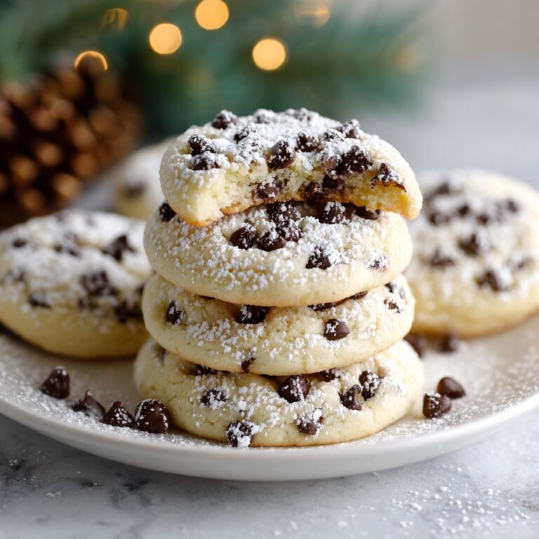 Peanut Butter Chocolate Chip Snowball Cookies Recipe