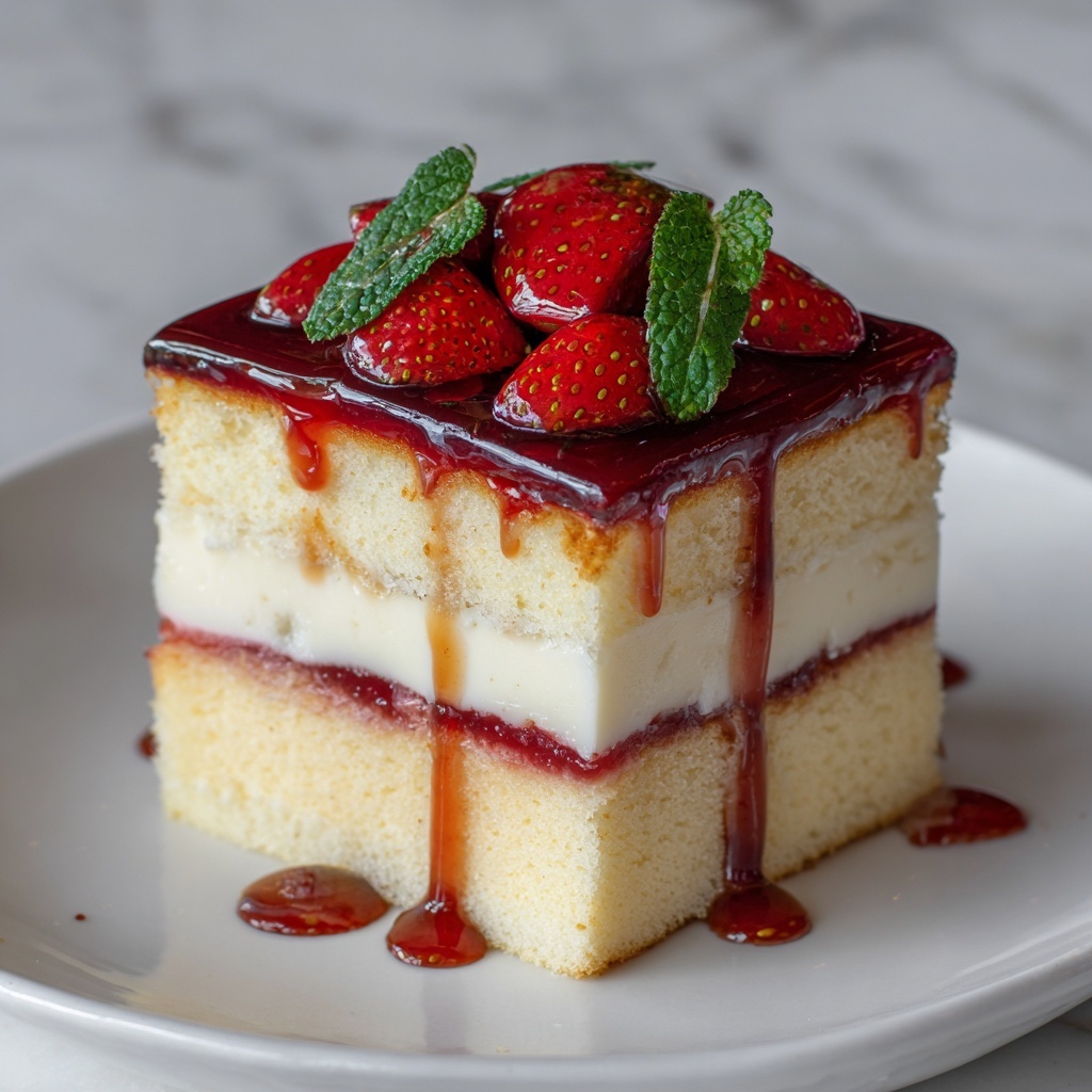 Strawberry Éclair Cake Recipe - Recipe Image