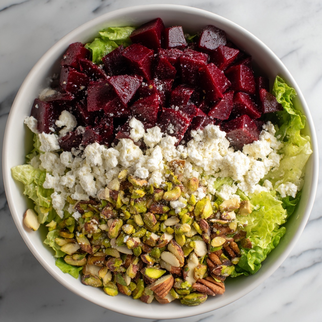 Roasted Beet Salad with Goat Cheese and Pistachios Recipe - Recipe Image