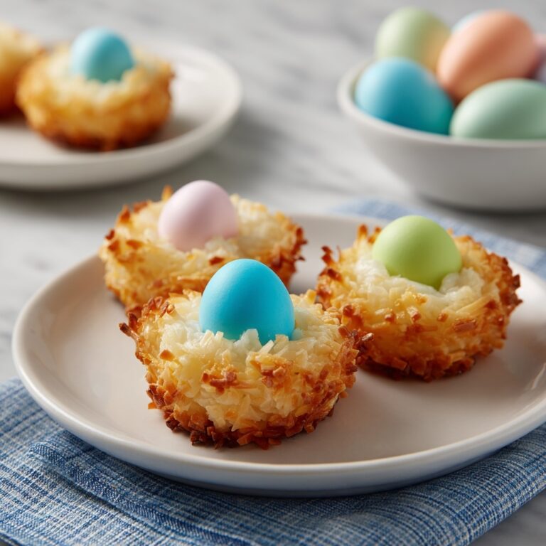 Coconut Macaroons Easter Birds Nests Recipe