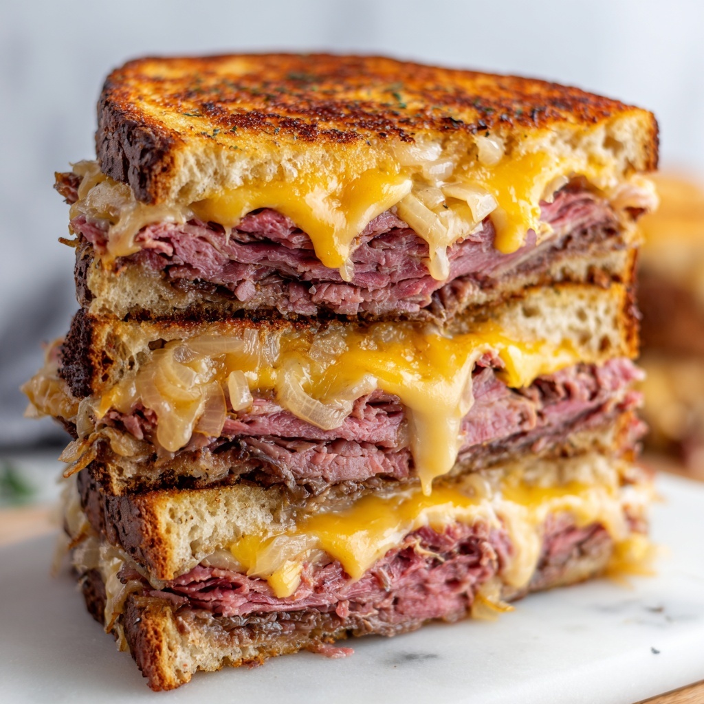 BBQ Brisket Melts Recipe - Recipe Image