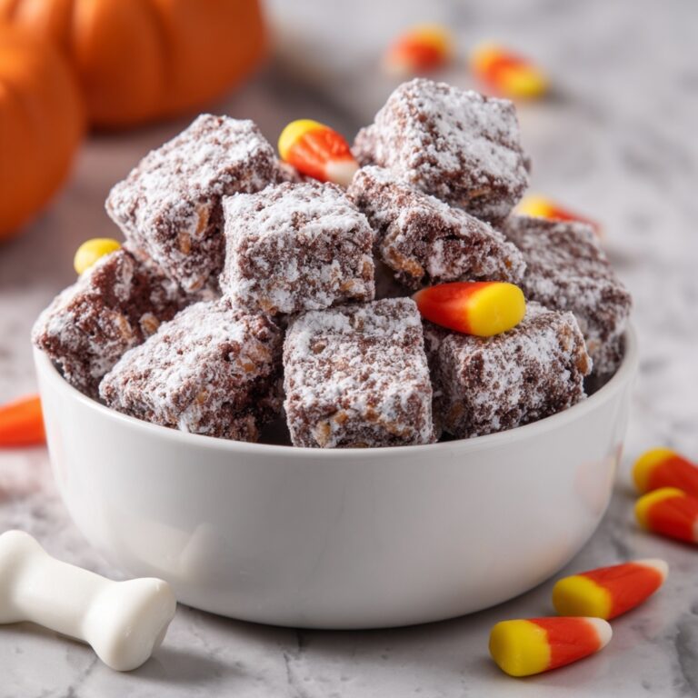 Halloween Muddy Buddies Recipe