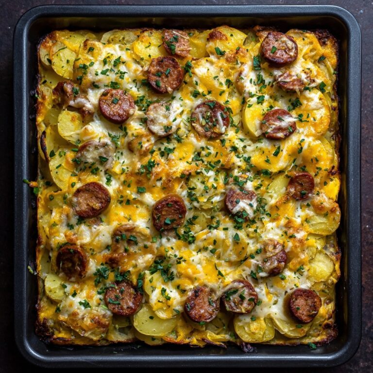 Irresistible Cheesy Ranch Potatoes and Smoked Sausage Recipe