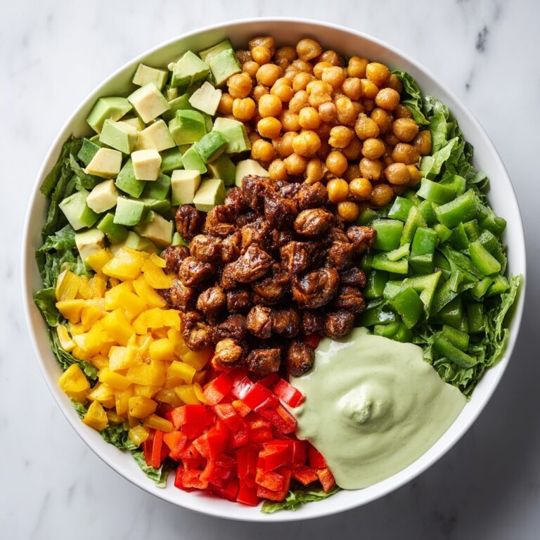 BBQ Chickpea Salad with Avocado Ranch Recipe