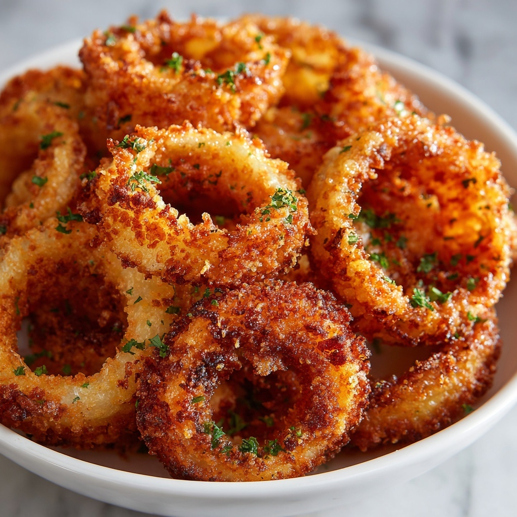 Crispy Mini Blooming Onions in Air Fryer Recipe - Recipe Image