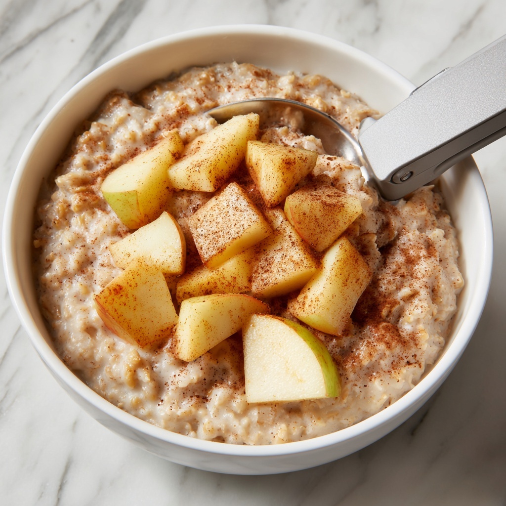 Apple Cinnamon Oatmeal on the Stove Recipe - Recipe Image