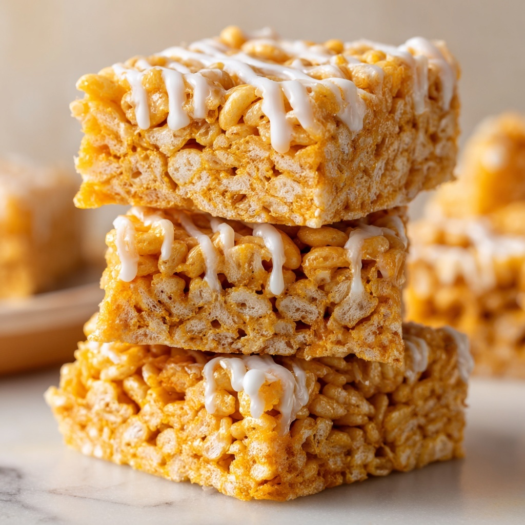 Pumpkin Spice Rice Krispie Treats Recipe - Recipe Image