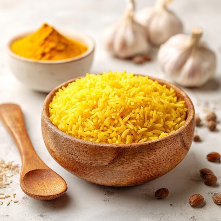 Garlic Turmeric Rice Recipe