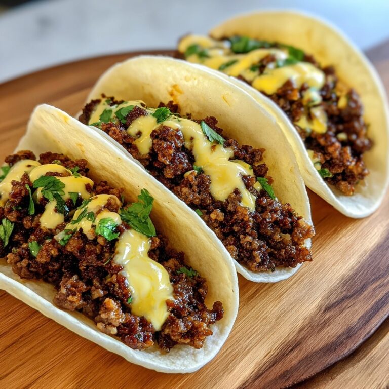 Garlic Butter Honey BBQ Beef Tacos Recipe