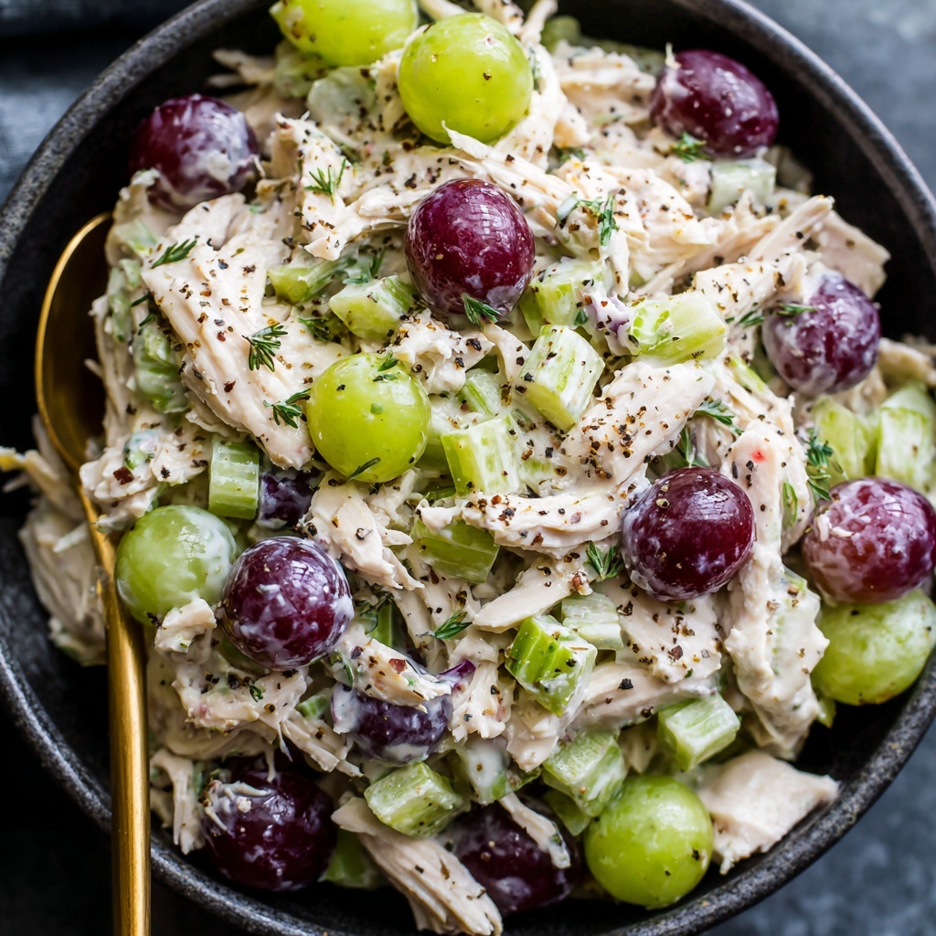 Joann's Chicken Salad with Grapes and Cranberries Recipe - Recipe Image