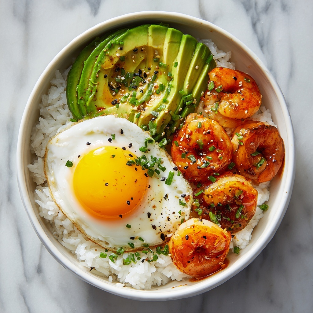 Spicy Shrimp and Cauliflower Rice Bowl Recipe - Recipe Image