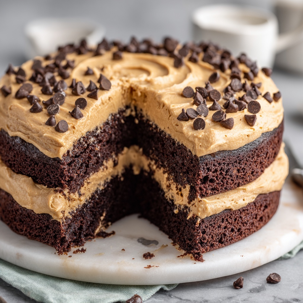 Chocolate Chip Cookie Dough Cake: The Ultimate Dessert Recipe - Recipe Image