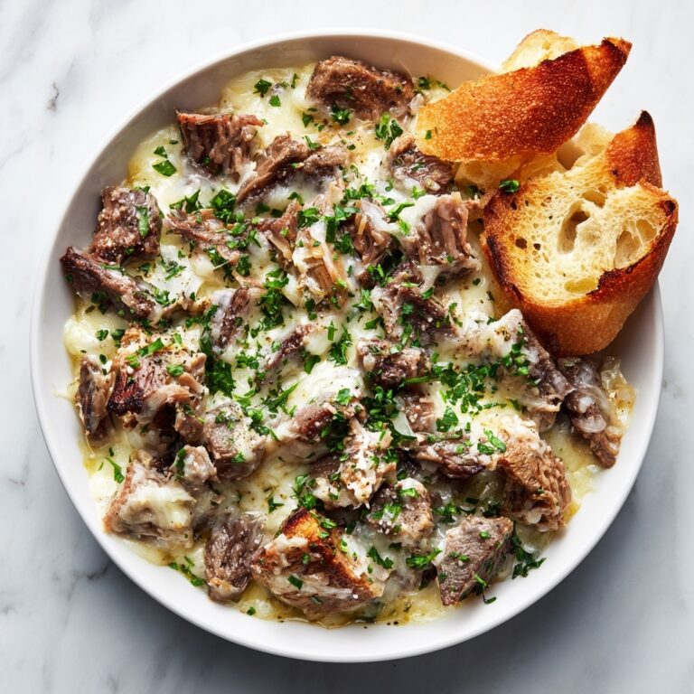 Pot Roast Beef Philly Cheese Steak Dip Recipe