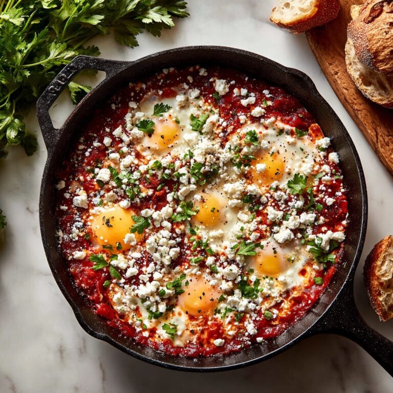 Shakshuka with Chickpeas and Feta Recipe