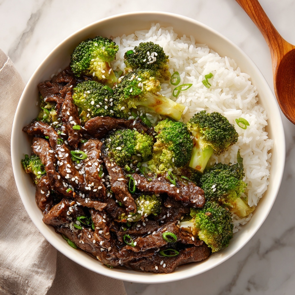 20-Minute Savory Chinese Beef and Broccoli Recipe - Recipe Image