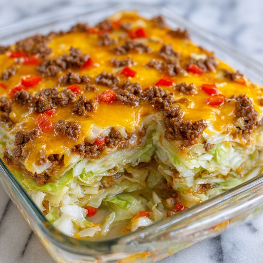 Southern Style Cabbage Beef Bake Recipe - Recipe Image