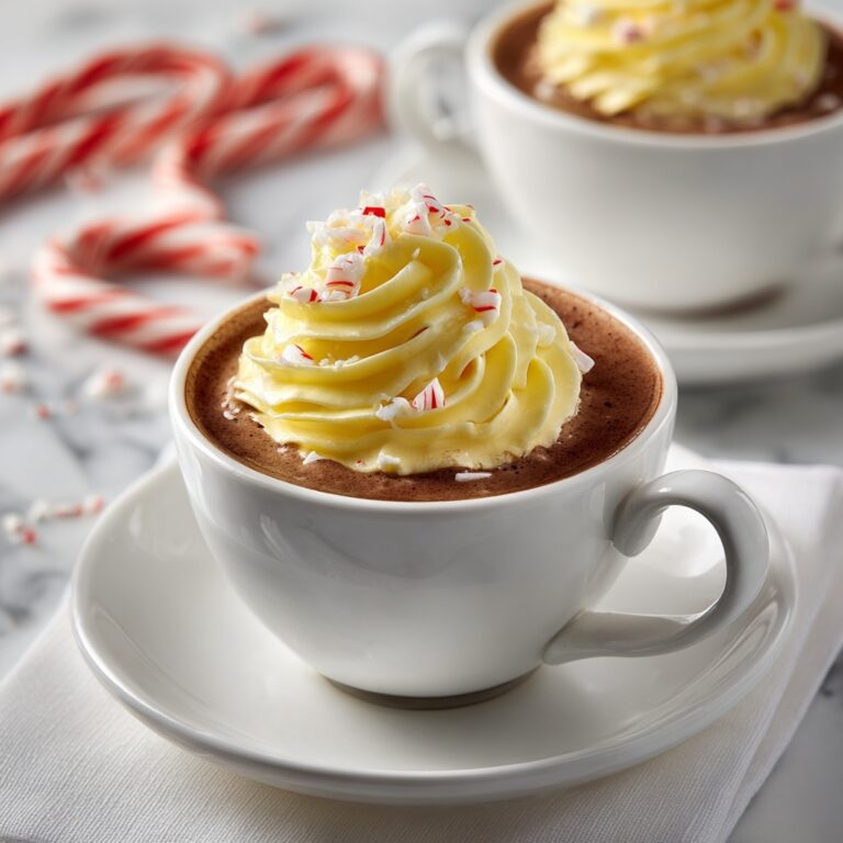 Rich Peppermint Hot Chocolate Recipe