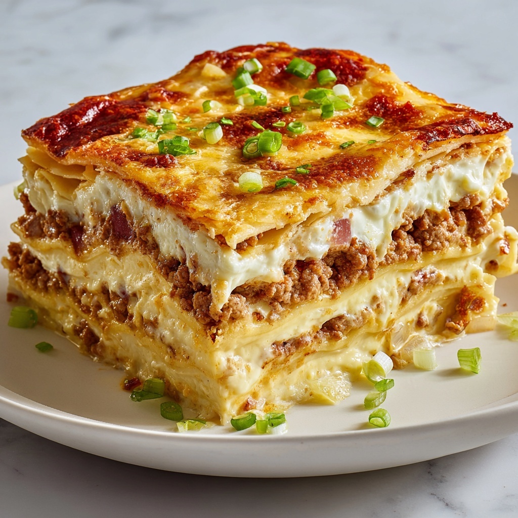 Sausage and Sage Croissant Breakfast Casserole Recipe - Recipe Image