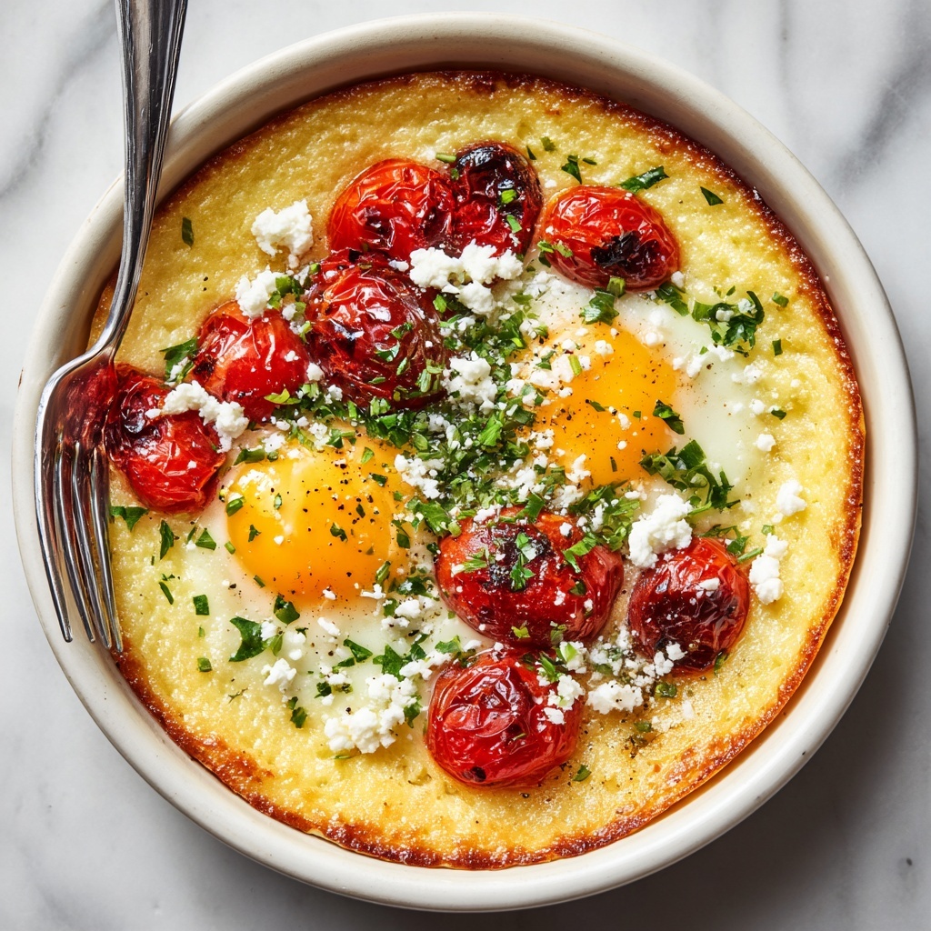 Baked Feta Eggs Recipe for a Flavor-Packed Brunch Delight Recipe - Recipe Image
