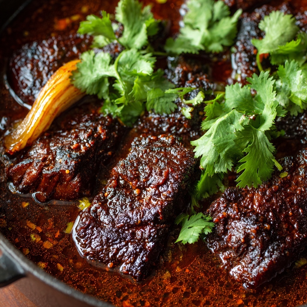 Coconut Red Curry Drip Beef Recipe - Recipe Image