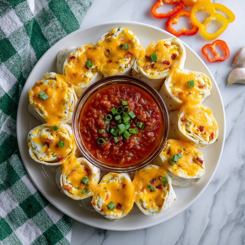 Blooming Chicken Quesadilla Ring Recipe - Recipe Image