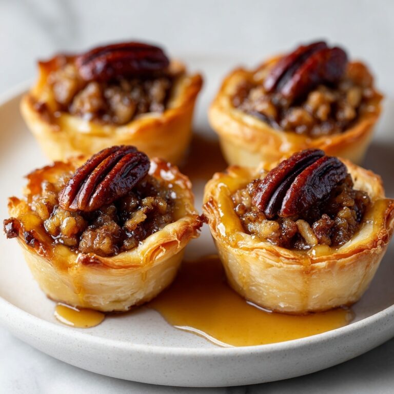 Sweet & Crunchy Pecan Caramel Baklava Cups Recipe