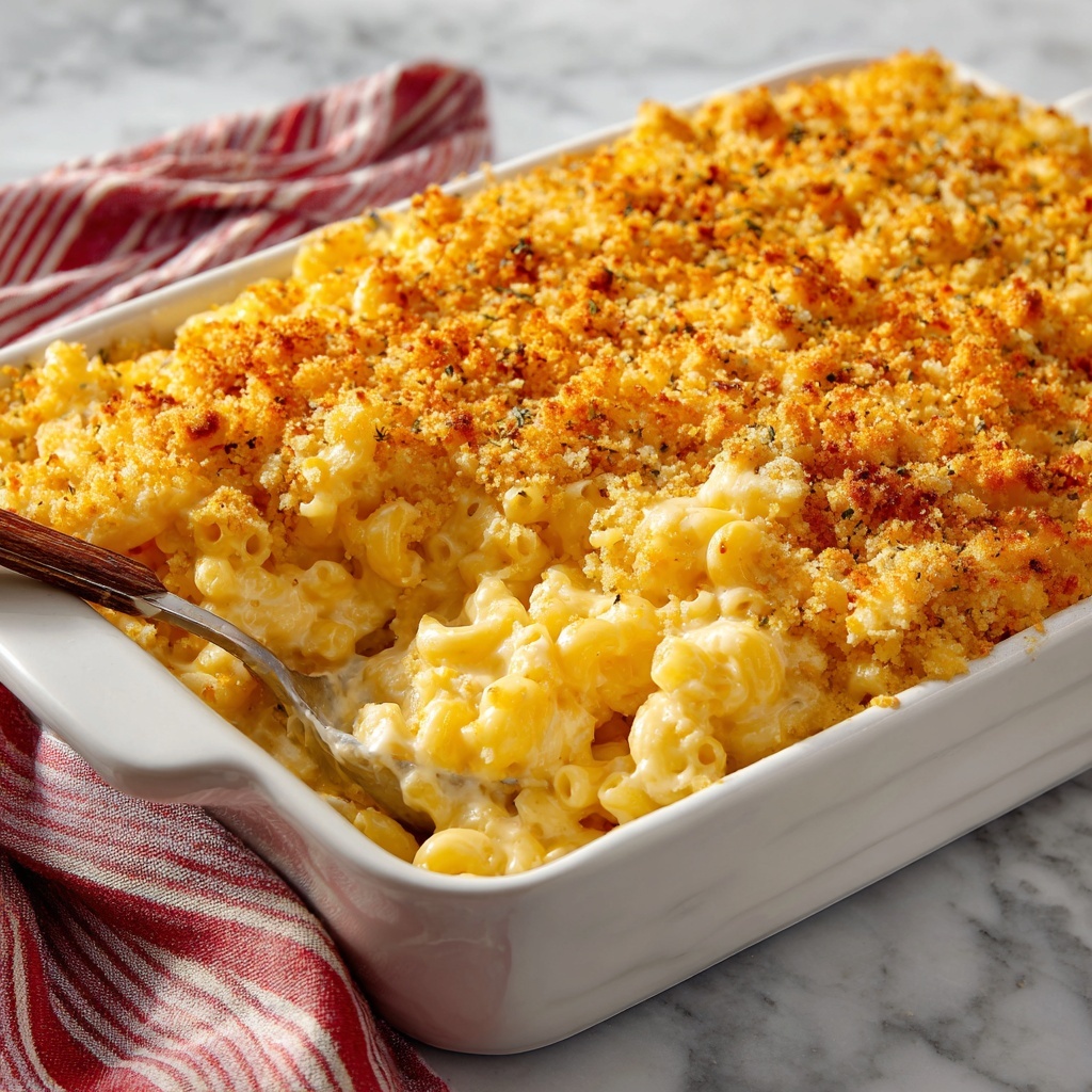 Baked Mac and Cheese with Cheez-It Crust Recipe - Recipe Image