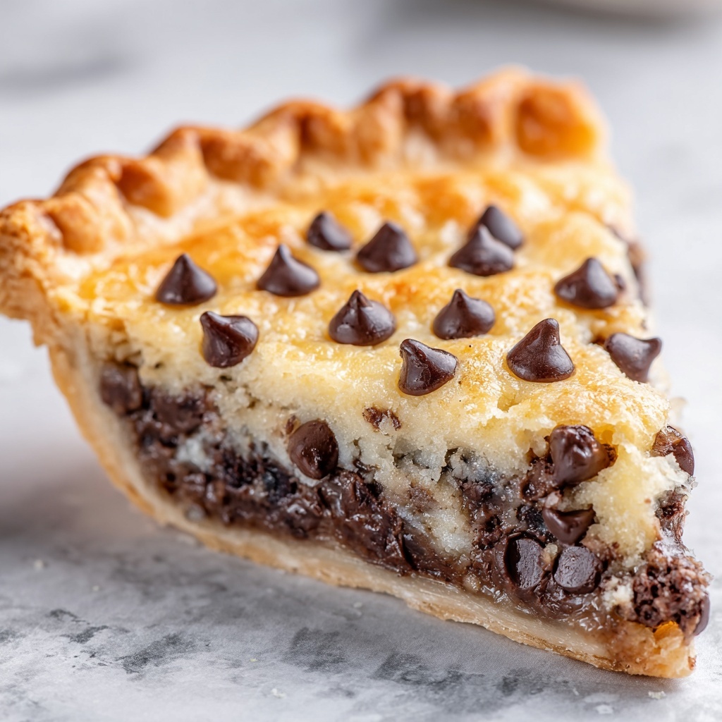 Chocolate Chip Butter Tart Pie Recipe - Recipe Image