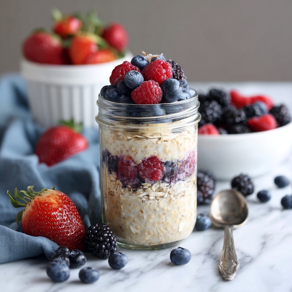 Berry Blast Overnight Oats Recipe - Recipe Image