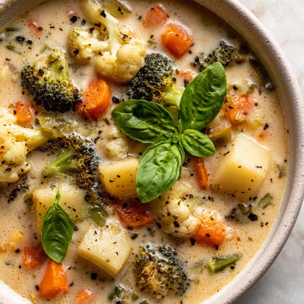 Easy Cheesy Vegetable Chowder Recipe - Recipe Image