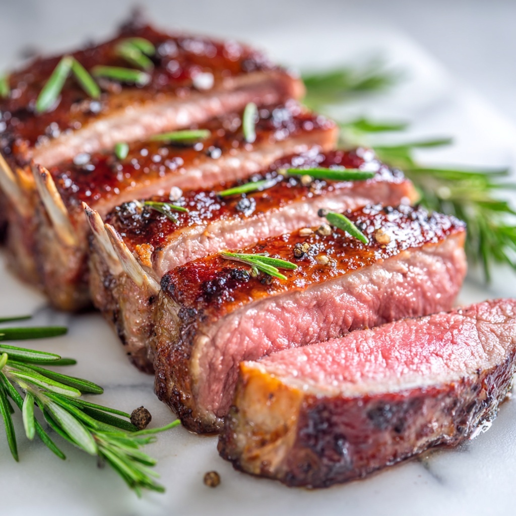 Roast Rack of Lamb with Rosemary Recipe - Recipe Image