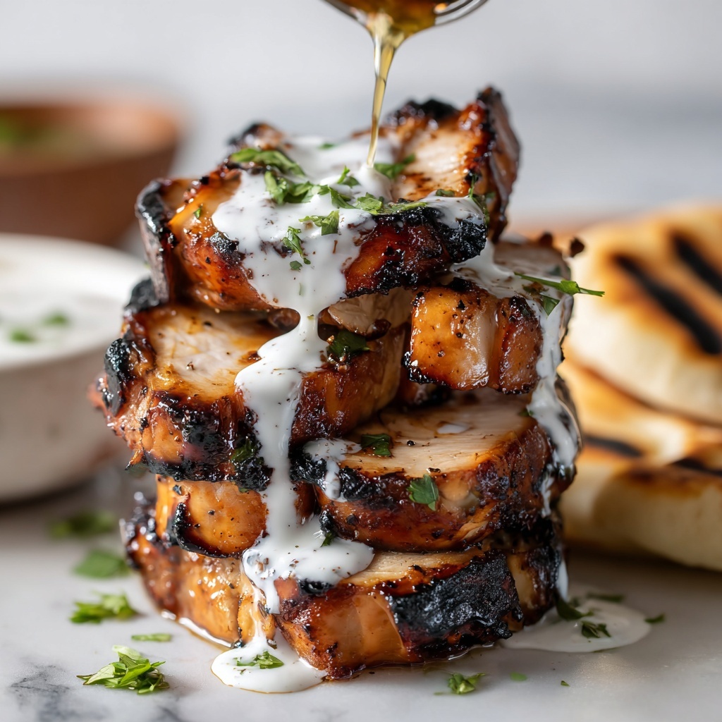 Chicken Shawarma with Yogurt Sauce Recipe - Recipe Image