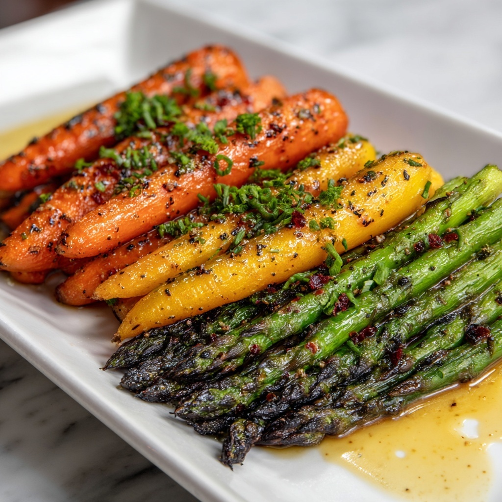 Roasted Asparagus & Carrots: Crispy, Golden Perfection! Recipe - Recipe Image