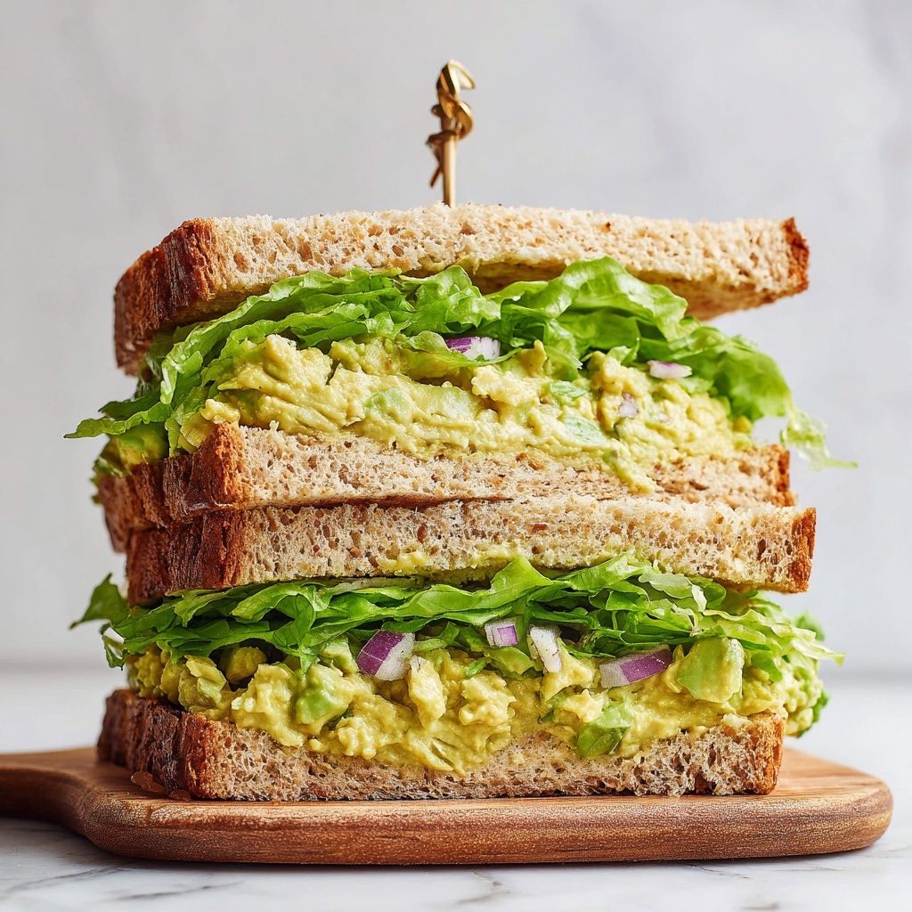 Chicken Avocado Salad Sandwich Recipe - Recipe Image