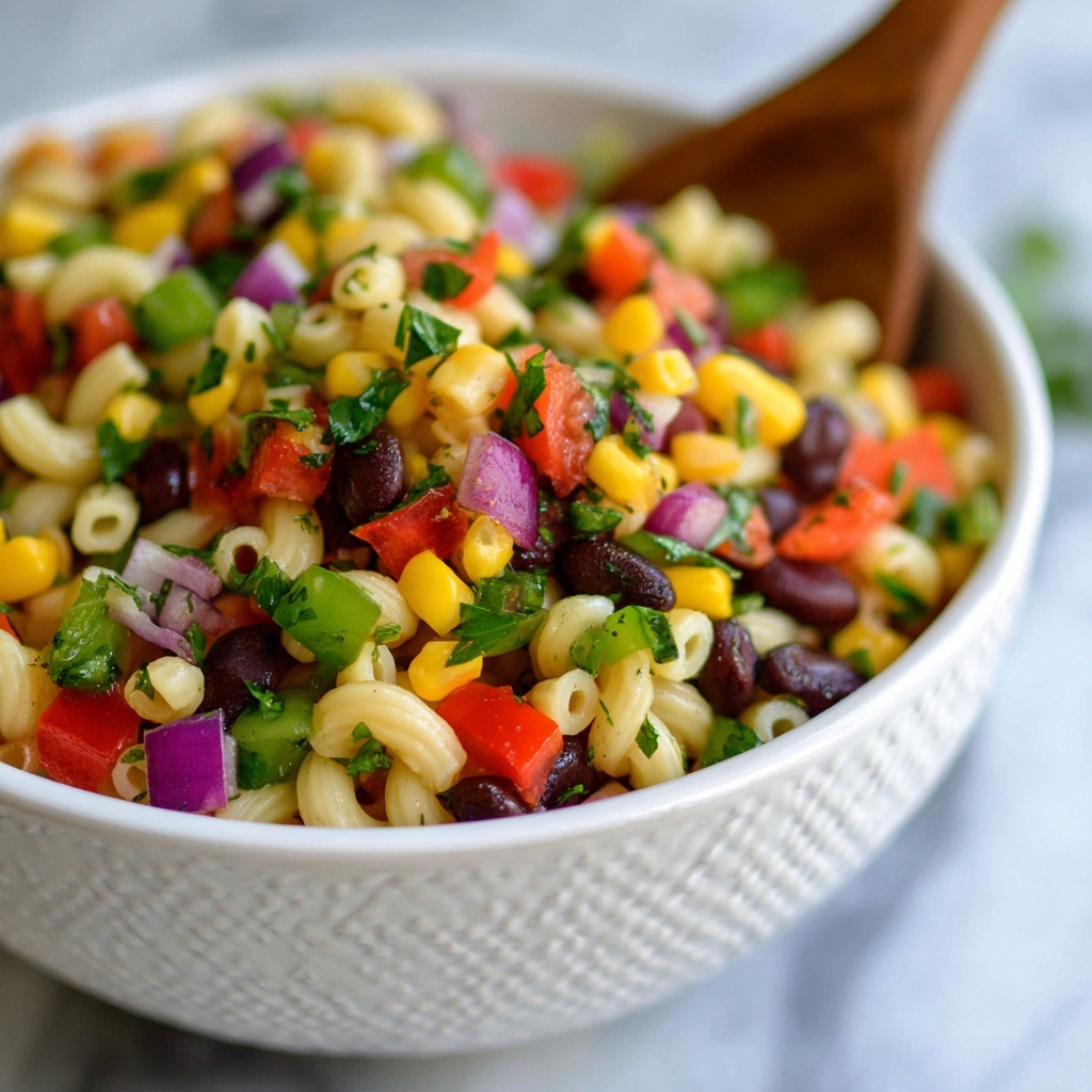 Cowboy Caviar Pasta Salad Recipe - Recipe Image