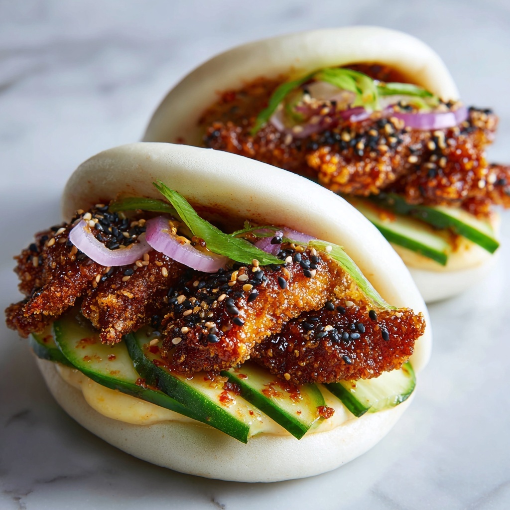 Korean Chicken Bao Recipe - Recipe Image