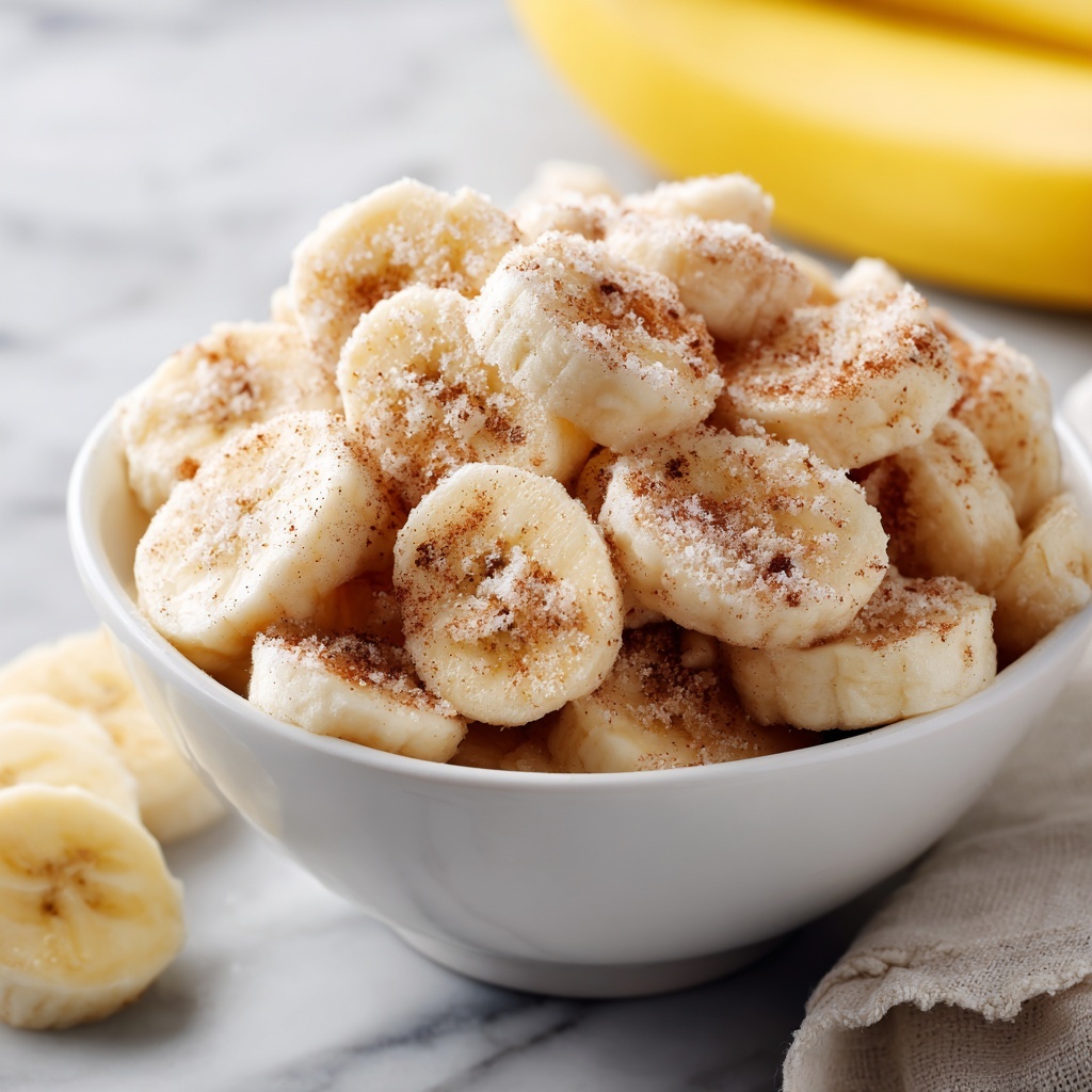 Cinnamon-Sugar Air Fryer Banana Chips Recipe - Recipe Image