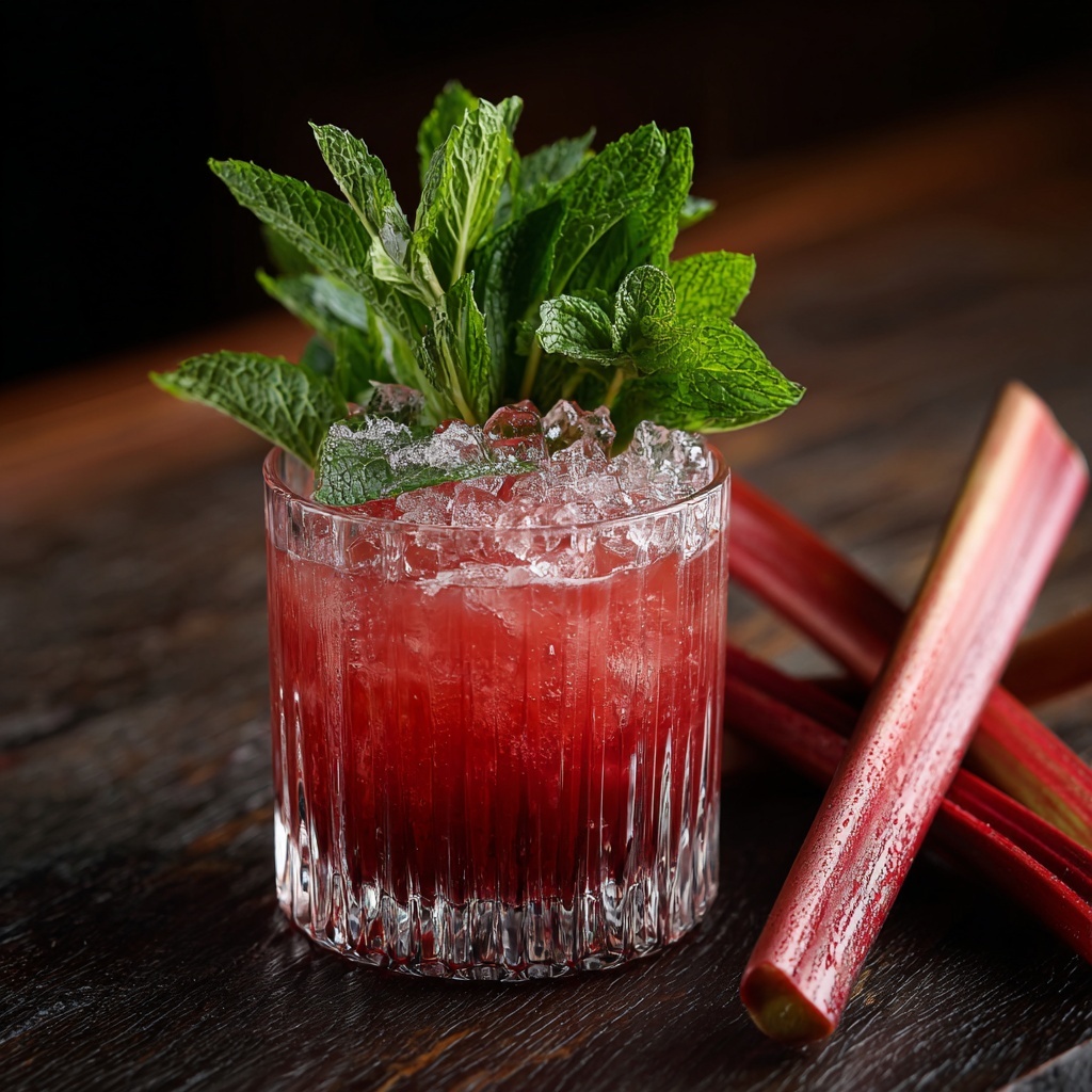 Rhubarb Liqueur Recipe - Recipe Image